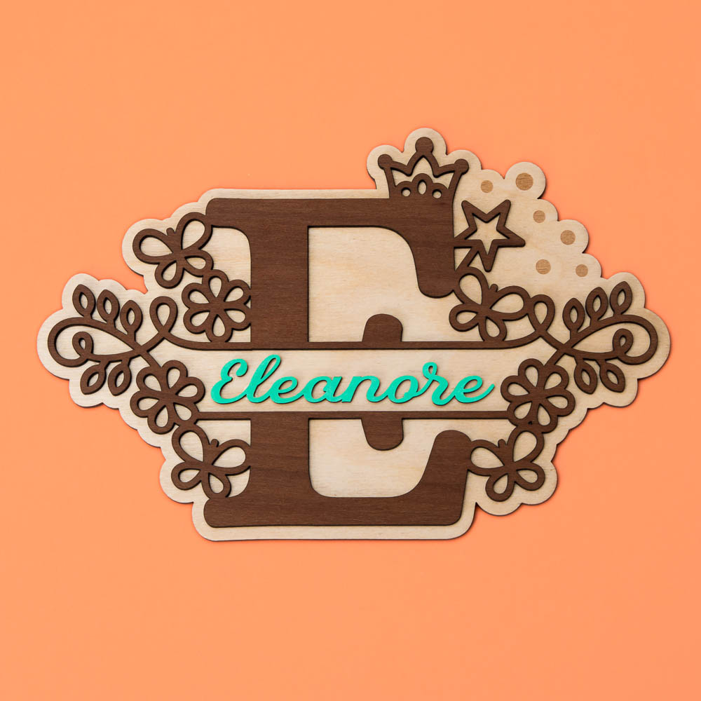 Plaque Monogramme - Féérie