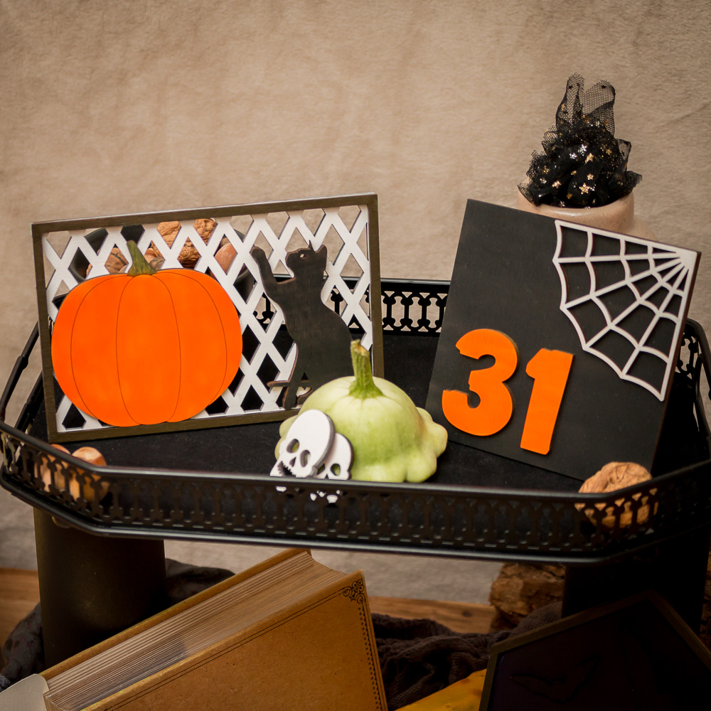 set décors halloween