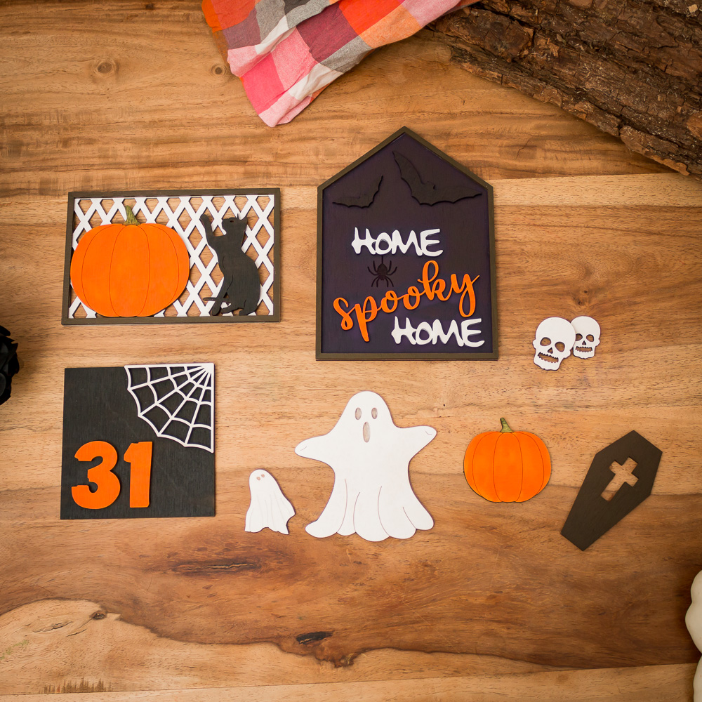 set décors halloween