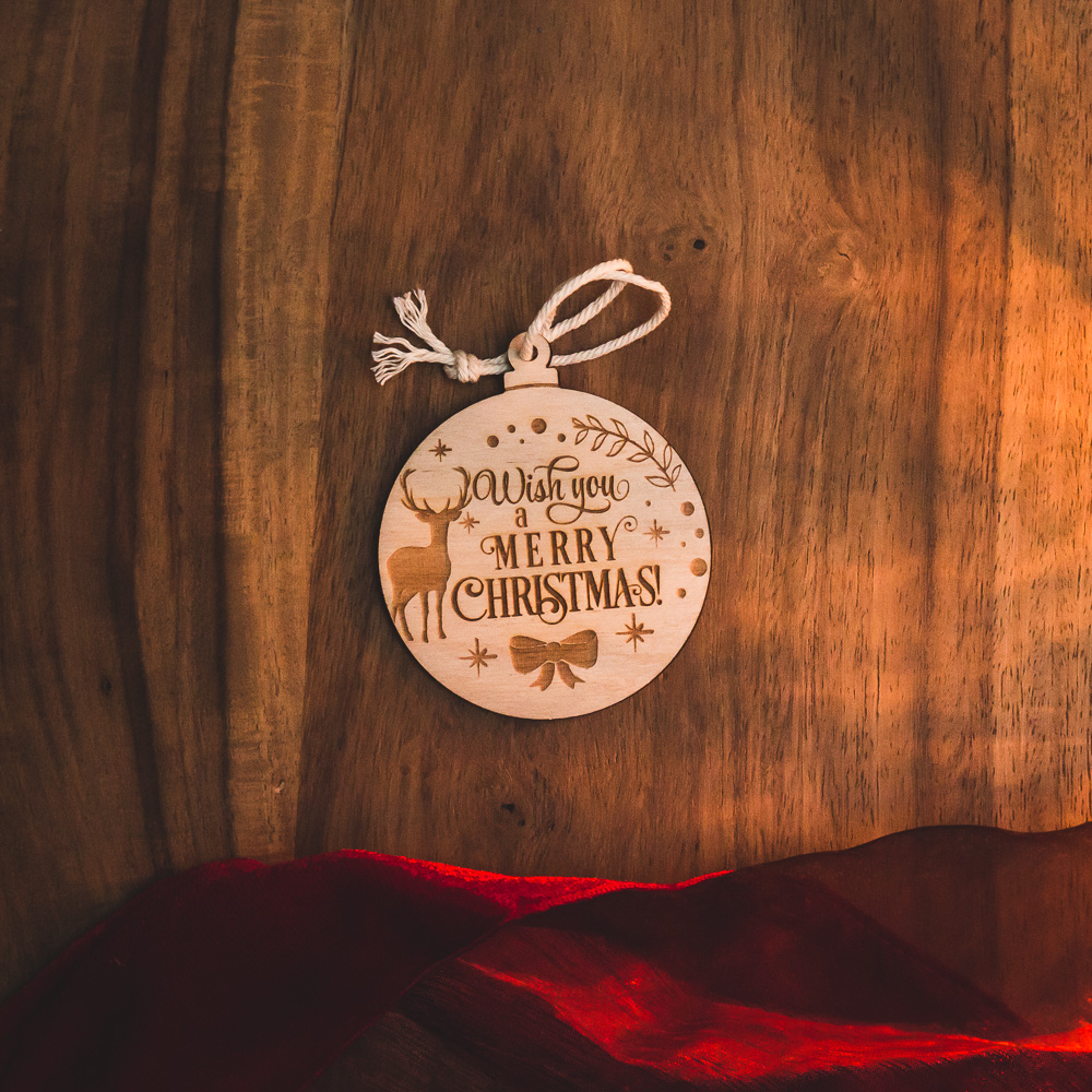 Boule de Noël "Merry Christmas"