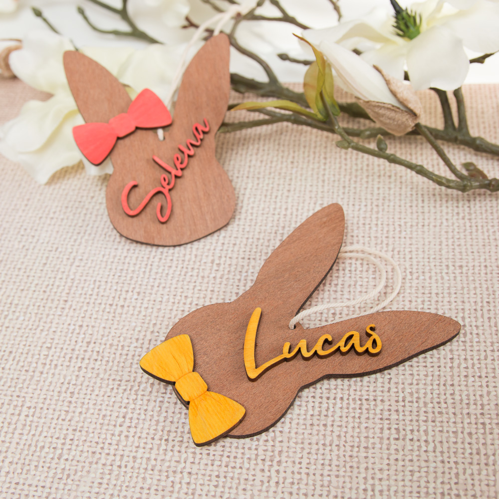 Lapin Pâques personnalisé prénom