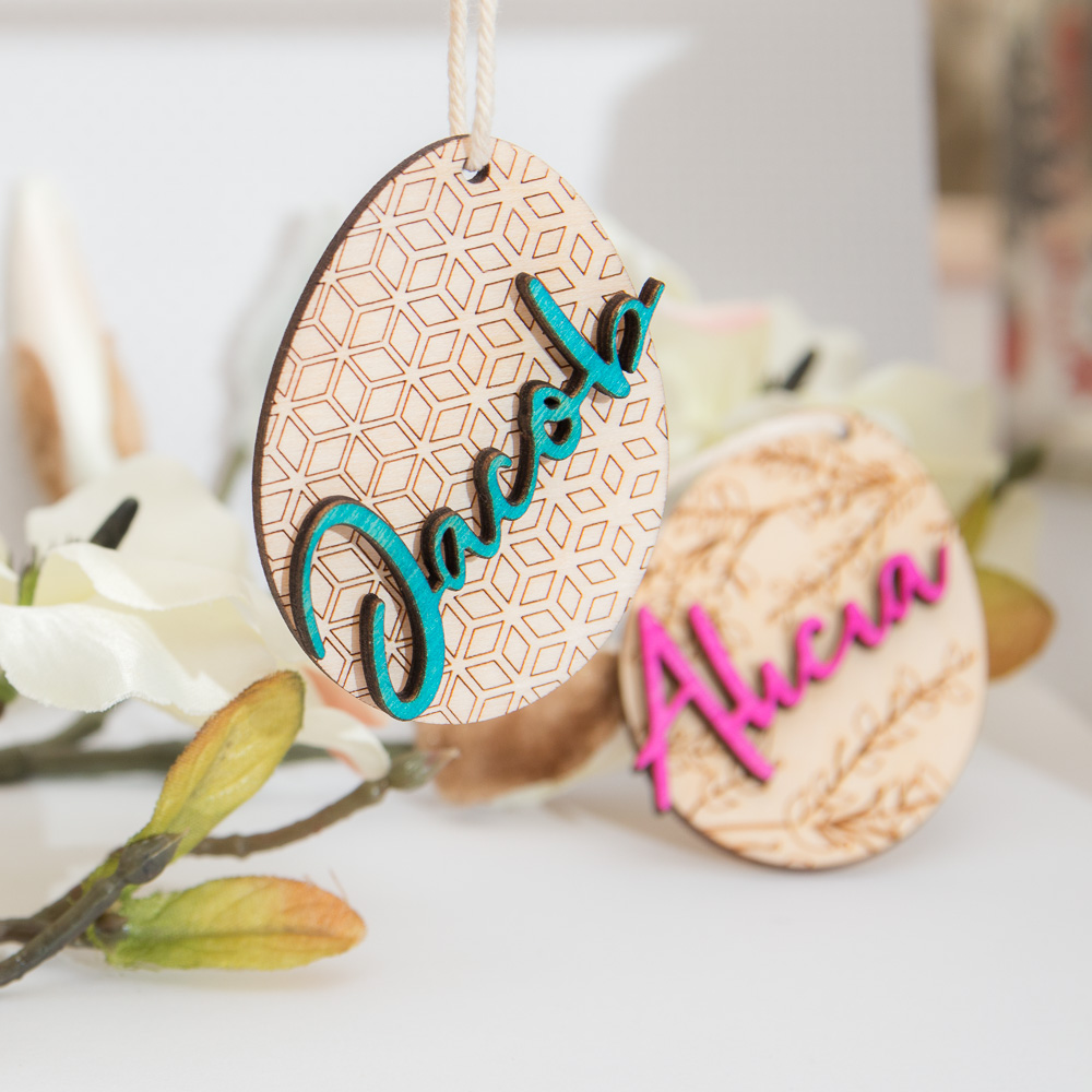 Œuf Pâques personnalisé prénom